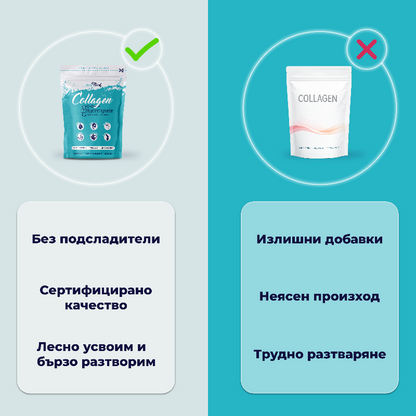 Хидролизиран 100% натурален колаген, лесно усвоим, без подсладители.