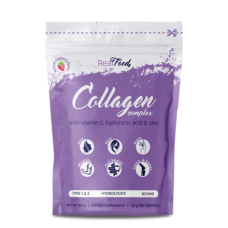 RealFood Collagen Complex with Vit. C, Hyaluronic Acid and Zinc