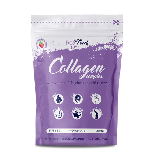 RealFood Collagen Complex with Vit. C, Hyaluronic Acid and Zinc
