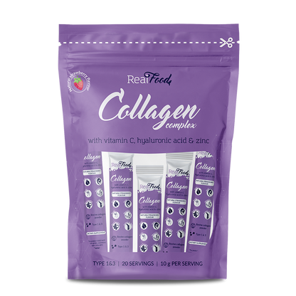 RealFood Collagen Complex with Vit. C, Hyaluronic Acid and Zinc - 20 sachets