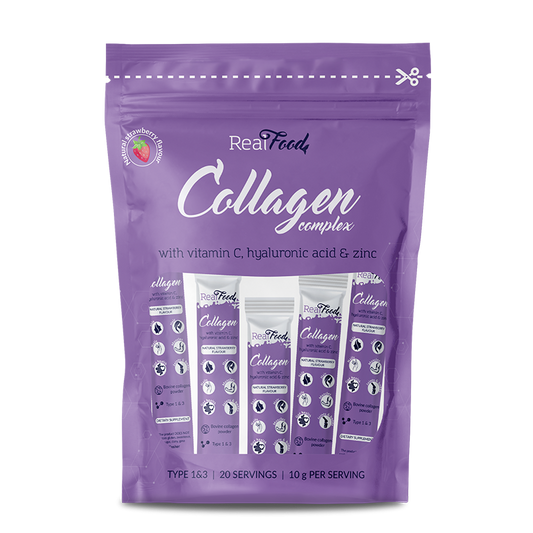 RealFood Collagen Complex with Vit. C, Hyaluronic Acid and Zinc - 20 sachets