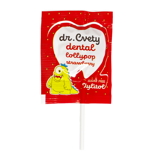 Дентални близалки Dr. Cvety с вкус на ЯГОДА